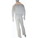 Three Wickets Solid Men Cricket White Dress (S)